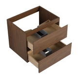 24" Wall-Mounted Bathroom Vanity, -BVB01924BNO-2 W999P174701