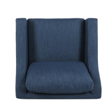 Upholstered Club Chair-Blue N758P268286B