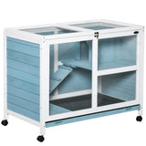 ZNTS Pet cage /Wood Rabbit Hutch （Prohibited by WalMart） 78361989