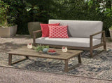 BELGIAN LOVESEAT & COFFEE TABLE 66742.00GLGRY