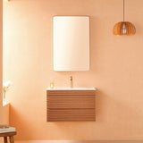 30" Wall Mounted & Floating Single Vanity with Ceramic Sink W1826P255391