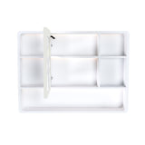 Aluminium Medicine Cabinet Mirror, 35 x 28 Inches Medicine Cabinet with 3 Colors LED Light and W2700P269439