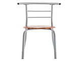 Brown Wood Grain PVC Breakfast Table 53152587
