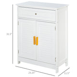 ZNTS Bathroom Storage Cabinet White （Prohibited by WalMart） 02001708