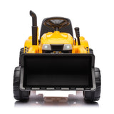 ZNTS 12V Kids Ride on Tractor Electric Excavator Battery Powered Motorized Car for Kids Ages 3-6, with W1811P154760