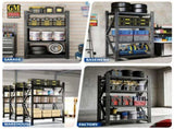 Heavy Duty Metal Adjustable Garage Shelves, 69"H x 47"W Industrial Shelving Unit 4000LBS Capacity W2735P554513