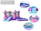 Inflatable Bounce House for Kids 3-8 - Bouncy Castle with Slide, Blower, Water Pool & Ball Pit 47430261