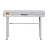 White Writing Desk with 1 Drawer B062P184574