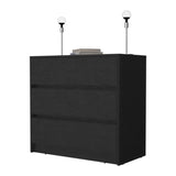 Avra 3 Drawer Dresser, Manufactured Wood Top and Front Chest of Drawers B128P148662