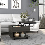 Luanda Lift Top Coffee Table, Casters, One Shelf -Espresso B20091882