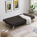 WOOD FRAME, STAINLESS LEG, FUTON, SOFA BED Espresso W2297P283330