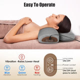3-in-1 Neck Massager with Vibration, Airbag & Heating Functions - Ergonomic Cervical Support 48333673