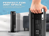 RTW-GR36 US Standard 36 Inch Tower Fan, 110V 45W, Black Plastic Body with Copper Motor, Touch & 95070014