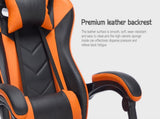 Gaming Chair with Footrest, Ergonomic Computer Chair with Headrest and Lumbar Support, Breathable W2367P288694