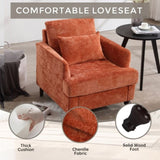 COOLMORE Wood Frame Armchair, Modern Accent Chair Lounge Chair for Living Room,Tufted Club Chair, W395P151909