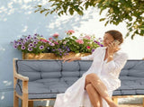 Outdoor Swing Cushions 70 Inch, Waterproof 4" Thick Porch Swing Cushion Replacement with Backrest 35948211
