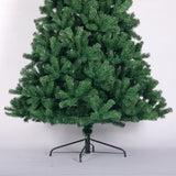 ZNTS Artificial Christmas Tree Full Natural Spruce PVC Fir Tree 7.5ft Foldable Metal Stand Unlit Green 04955729