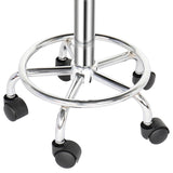 ZNTS Round Stool Ha Ha Feet Rotation Bar Stool White 90445304