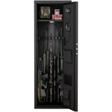 ZNTS Heavey Duty,Large Size 5-8 Gun,Black Gun Cabinet with Electronic Password Keypad Lock,Unassembled W1779P163502