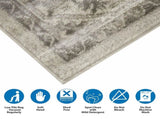 Tiled Border Area Rug B03597920
