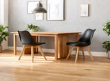 Set of four dining chairs, medieval modern style dining chairs for kitchen and dining room, with W3851P457788