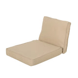 HONOLULU CLUB CHAIR CUSHION SET, BACK CUSHION AND SEAT CUSHION, TAN, SET OF 1, N775P270243A
