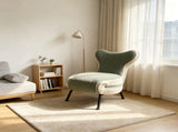 Multi-functional foldable lazy sofa chair, made of teddy velvet fabric, multi-purpose, suitable for W244P541997