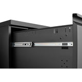2 Drawer File Cabinet with Lock, Metal Under Desk Rolling Filing Cabinet fits Letter/Legal/A4 Size W1247125571