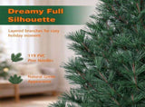 3 FT Potted Artificial Christmas Tree, Unlit Small Xmas Tree with 119 Branch Tips, Distressed Gold 71962916