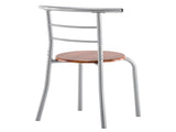 Brown Wood Grain PVC Breakfast Table 53152587