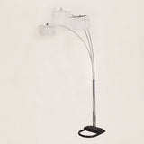 1pc Modern Design Classic Luxury Sleek Multi-head Floor Arc Lamp Crystal-like Accents Drape Living B2741P290176