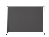 5.9ft Freestanding Outdoor Privacy Screen UPF30 Room Divider Panel, Dark Gray 57977555