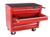 5 DRAWERS MULTIFUNCTIONAL TOOL CART WITH WHEELS-RED 23626392