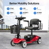 4 Wheel Compact Heavy Mobility with Lights, Battery Powered Electric Mobility Scooter, Electric 22930525