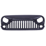 ZNTS ABS Plastic Car Front Bumper Grille for 2007-2018 Jeep Wrangler JK ABS Plastic Coating with Rivet 03112395