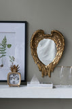 22" x 16" Golden Wing Accent Mirror, Wall Mirror for Living Room, Entryway, Bedroom, Foyer, Office W2078124363