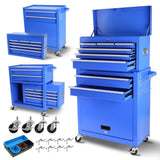 Rolling Tool Chest with Wheels and 8 Drawers, Detachable Large Tool Cabinet with Lock for Garage, W1239132602