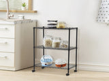 Chrome 3-Tier Shelving All-Purpose Utility Cart 43951532