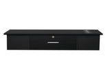 Classic Salon Wall Mount Styling Station Beauty Salon Spa Locking Cabinet Black 21837453