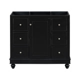 36" Black Bathroom vanity N729P179571B