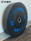 ZNTS Weight Plates, Rubber Bumper Plates, 2 Inch Steel Insert 45lb Bundle Options Available for Home Gym 44023376