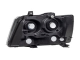 Fit For 2007-2014 Chevy Avalanche Tahoe Suburban Amber Corner Black Headlights 63526554