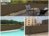 4'X50' brown HDPE Fence 09691008