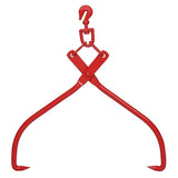 32in - Log Lifting Tongs Heavy Duty Grapple Timber Claw W46537380