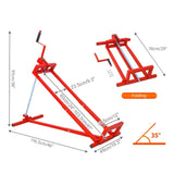 Heavy Duty Steel Riding Mower Lift, 880 Lbs Lawn Mower Lift Jack, Foldable Lawn Tractor Lift, W2913P326313