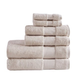 Cotton 6 Piece Bath Towel Set B03599347