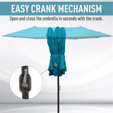 Outdoor beach umbrella/Double-Sided Market Umbrella 07431949
