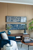 15.5" x 55" Rectangular Shaped Rice Paper Shadow Box Decor Wall Art, Transitional style Wall Decor, W2078130321