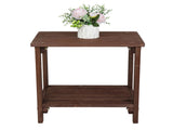 Rectangular Wood Side Table Light Brown 64934750