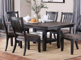 1pc Dining Table Dark Coffee Finish Kitchen Breakfast Dining Room Furniture Table w Storage Shelve B01183546